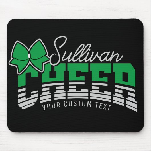 Cheer Team ADD NAME School Athlete Cheerleader Muismat (Voorkant)