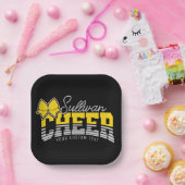 Cheer Team ADD NAME School Athlete Cheerleader Papieren Bordje (Feest)