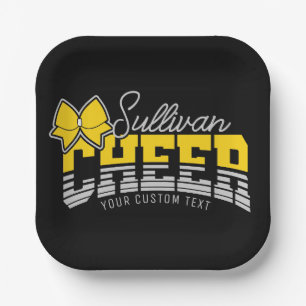 Cheer Team ADD NAME School Athlete Cheerleader Papieren Bordje