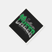 Cheer Team ADD NAME School Athlete Cheerleader Servet (Hoek)