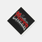 Cheer Team ADD NAME School Athlete Cheerleader Servet (Hoek)