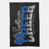 Cheer Team ADD NAME School Athlete Cheerleader Theedoek (Verticaal)