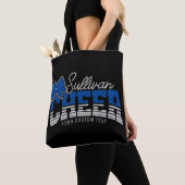 Cheer Team ADD NAME School Athlete Cheerleader Tote Bag (Dichtbij)