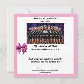 Cheer Team Cheerleader Bedankkaarten Bedankkaart (Achterkant)
