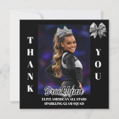 Cheer Team Cheerleader Bedankkaartjes Bedankkaart (Voorkant)