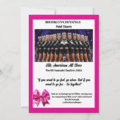 Cheer Team Cheerleader Handtekening Kaarten (Achterkant)