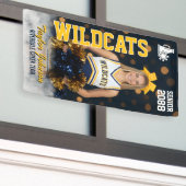 Cheer Team Custom Sports Photo Senior Cheerleading Spandoek (Buitenkant Gebouw)