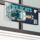 Cheer Team Custom Sports Photo Senior Cheerleading Spandoek (Buitenkant Gebouw)