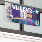 Cheer Team Sports Photo Cheerleading Senior Night Spandoek (Buitenkant Gebouw)