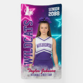 Cheer Team Sports Photo Senior Cheerleading Star Spandoek (Verticaal)