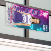 Cheer Team Sports Photo Senior Cheerleading Star Spandoek (Buitenkant Gebouw)