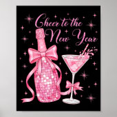 Cheer To The New Year Happy New Year 2026 Countdow Poster (Voorkant)