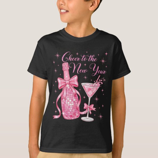 Cheer To The New Year Happy New Year 2026 Countdow T-shirt (Voorkant)