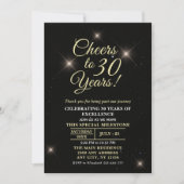 Cheer to Thirty Years - 30th Anniversary Kaart (Voorkant)
