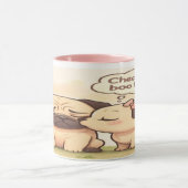Cheer Up Boo Boo: Cute Pug Mug Mok (Midden)