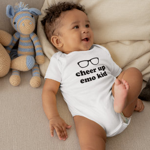 Cheer Up Emo Kind   Hipster-Baby Romper