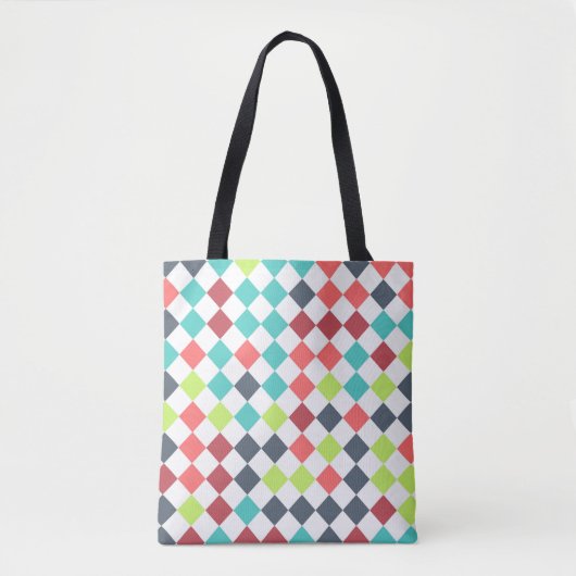 Cheer Up Harlequin Tote Bag (Voorkant)