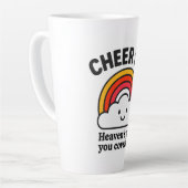 Cheer Up Heaven’s Got You Covered – Cute Latte Mug Latte Mok (Linkerhoek)