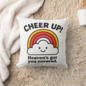 Cheer Up – Heaven’s Got You Cute Throw Pillow Kussen (Deken)