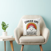 Cheer Up – Heaven’s Got You Cute Throw Pillow Kussen (Stoel)