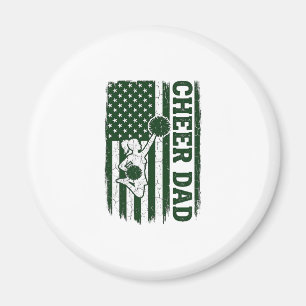 Cheer vader Amerikaanse vlag vintage vector ontwer Magneet