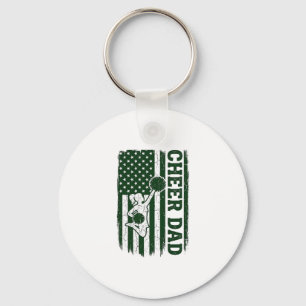 Cheer vader Amerikaanse vlag vintage vector ontwer Sleutelhanger
