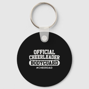 Cheer vader officiële cheerleader lijfwacht grappi sleutelhanger