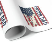 Cheer vader patriottische Amerikaanse vlag vector Cadeaupapier (Rol Hoek)
