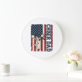 Cheer vader patriottische Amerikaanse vlag vector  Grote Klok (Huis)