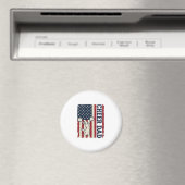 Cheer vader patriottische Amerikaanse vlag vector Magneet (Insitu (Vaatwasser))