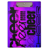 Cheer; Vibrant Violet Blue en Magenta Klembord (Voorkant)