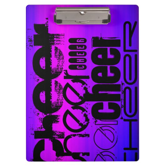 Cheer; Vibrant Violet Blue en Magenta Klembord (Voorkant)