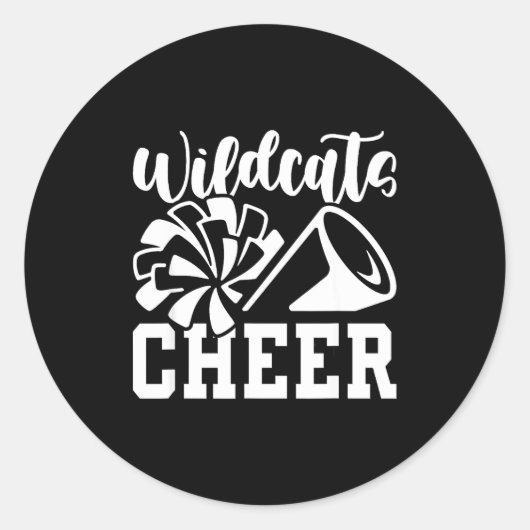 Cheer Wilats Back To School Srit  Ronde Sticker (Voorkant)