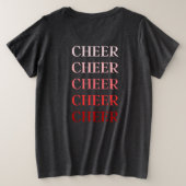 Cheer Women Plus Size T-Shirt (Design achterkant)