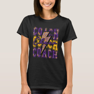 Cheercoach Bliksemflits Cheer Luipaard Paars Ga T-shirt