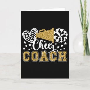 Cheercoach Cheerleading Coach Erkenning Kaart