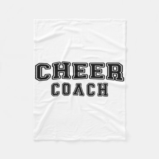 Cheercoach Cheerleadingcoach _2  Fleece Deken (Voorkant)