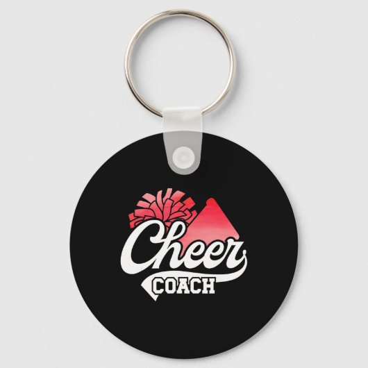 Cheercoach Cheerleadingcoach Beste Cheerleader Co Sleutelhanger (Voorkant)
