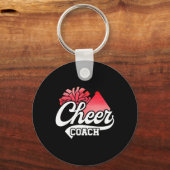 Cheercoach Cheerleadingcoach Beste Cheerleader Co Sleutelhanger (Voorkant)