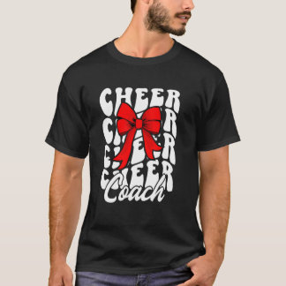 Cheercoach Cheerleadingcoach Coquette Cheerleader T-shirt