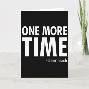 Cheercoach Grappig Cheerleading Cadeau Kaart