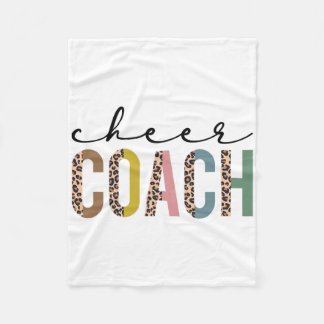 Cheercoach Luipaard Cheerleading Rekwisieten Cute  Fleece Deken
