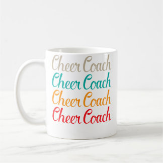 Cheercoach typografie voor Cheerleading Co Koffiemok