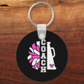 Cheercoach Waardering Cheerleading Coach Sleutelhanger (Voorkant)