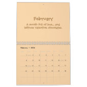 Cheerful 2026 Quote Calendar Kalender (Feb 2026)