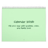 Cheerful 2026 Quote Calendar Kalender (Hoes)