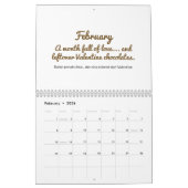 Cheerful 2026 Quote Calendar Kalender (Feb 2026)