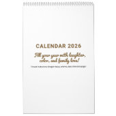 Cheerful 2026 Quote Calendar Kalender (Hoes)