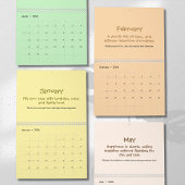 Cheerful 2026 Quote Calendar Kalender