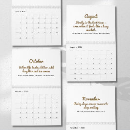 Cheerful 2026 Quote Calendar Kalender